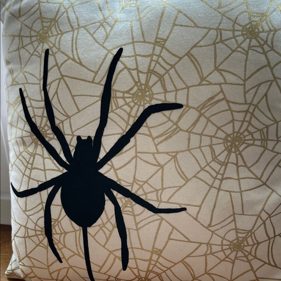 Spider Web Halloween Throw Pillow - Picture 5 of 5